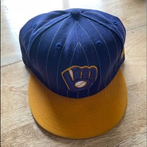Brewers fitted hat